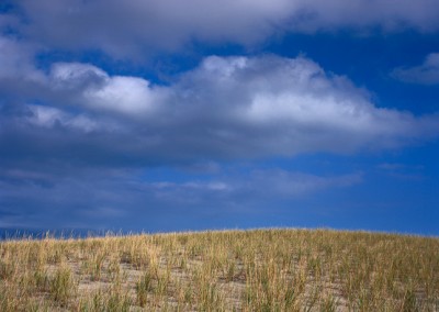 778 Sand dune, sky, clouds, Cape Cod