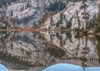 3240692 Wilderness lake, mirror image, Yosemite National Park
