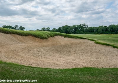 00758 Sand bunker, 4th hole, Trinity Forest Golf Club, Dallas, TX