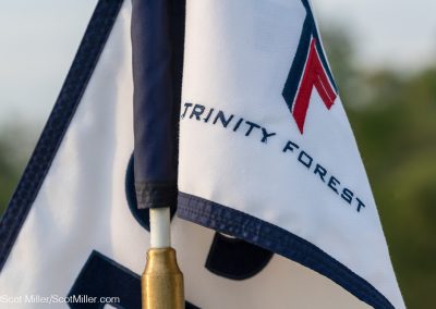 02319 Flag on hole #13, Trinity Forest Golf Club, Dallas, TX