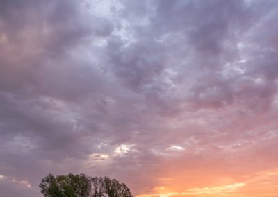 03196 Dramatic July sunrise at John Bunker Sands Wetland Center, Seagoville, Texas