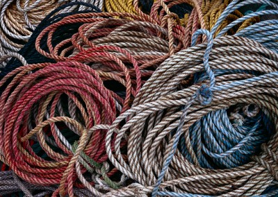 494 Fishermens ropes, Downeast, Maine