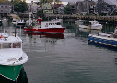 599 Rockport, MA boats in harbor, PANORAMA