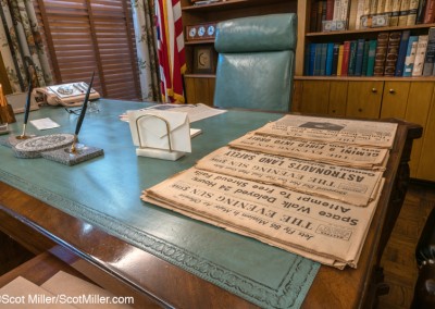 02455 LBJ's office desk, Texas White House, LBJ Ranch, Lyndon B. Johnson National Historical Park