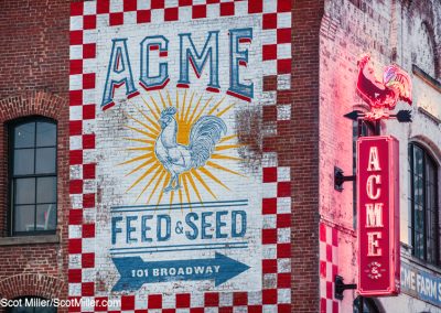06858 Acme Feed & Seed signs, Broadway Street, Nashville, TN