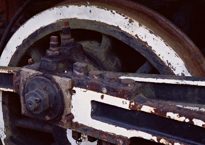 1146  Steam Locomotive gear detail, Eureka Springs, AR
