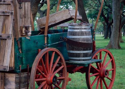 986 Chuck wagon in oak grove, LBJ Ranch, Lyndon B. Johnson National Historical Park