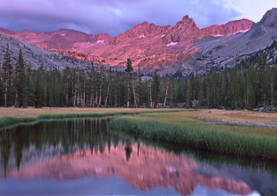 398 High Sierra sunset, Yosemite National Park wilderness